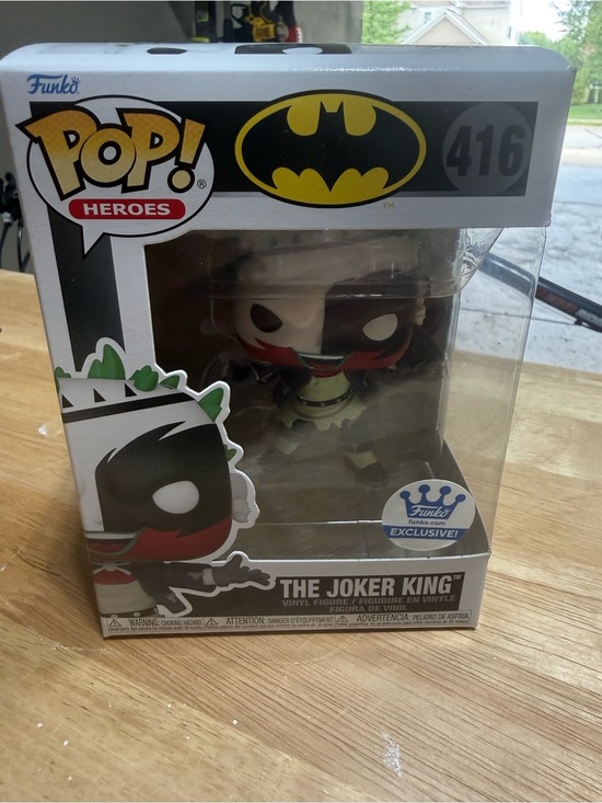 Funko Other - Funko The Joker King Pop! Heroes Vinyl Figure - Black, White, Red, Yellow